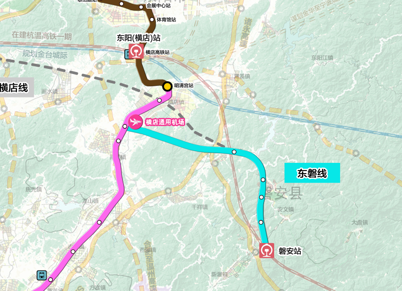 东阳市轻轨规划